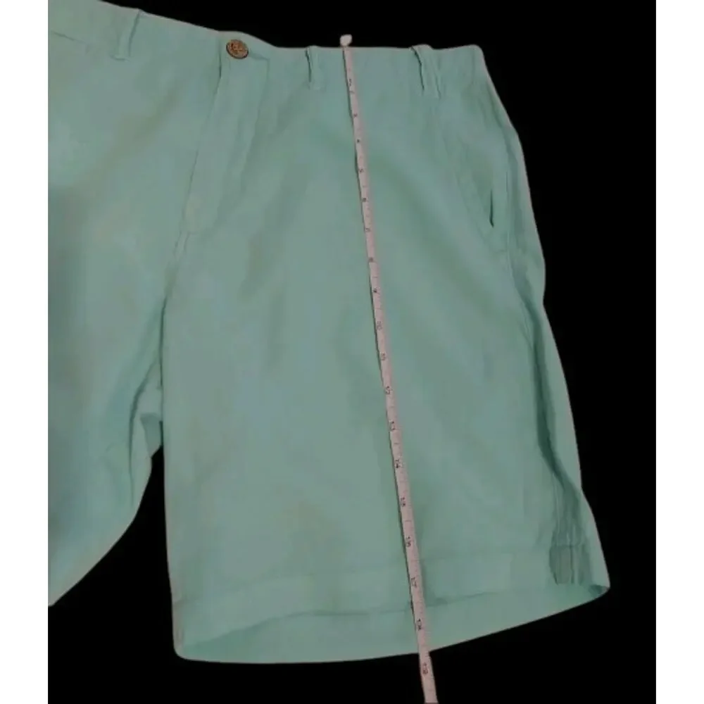 NWT Polo Ralph Lauren Mens 32 Linen Cotton Mint Green Classic Fit Shorts Travel